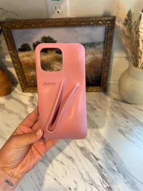 rhode Pink Silicone Phone Case